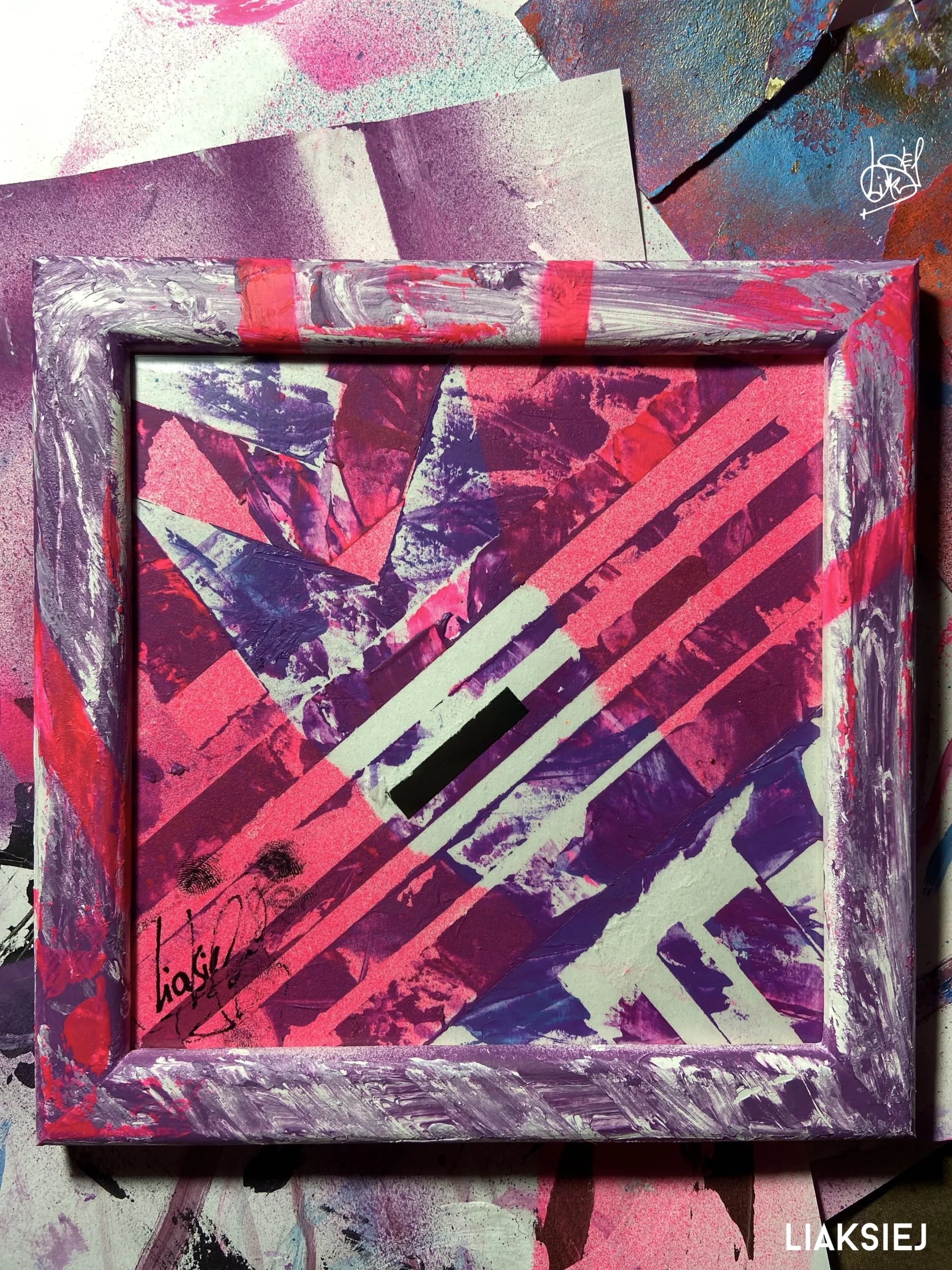 The Meaning of Abstract Art: Painting “Queen of Justice” by Liaksiej